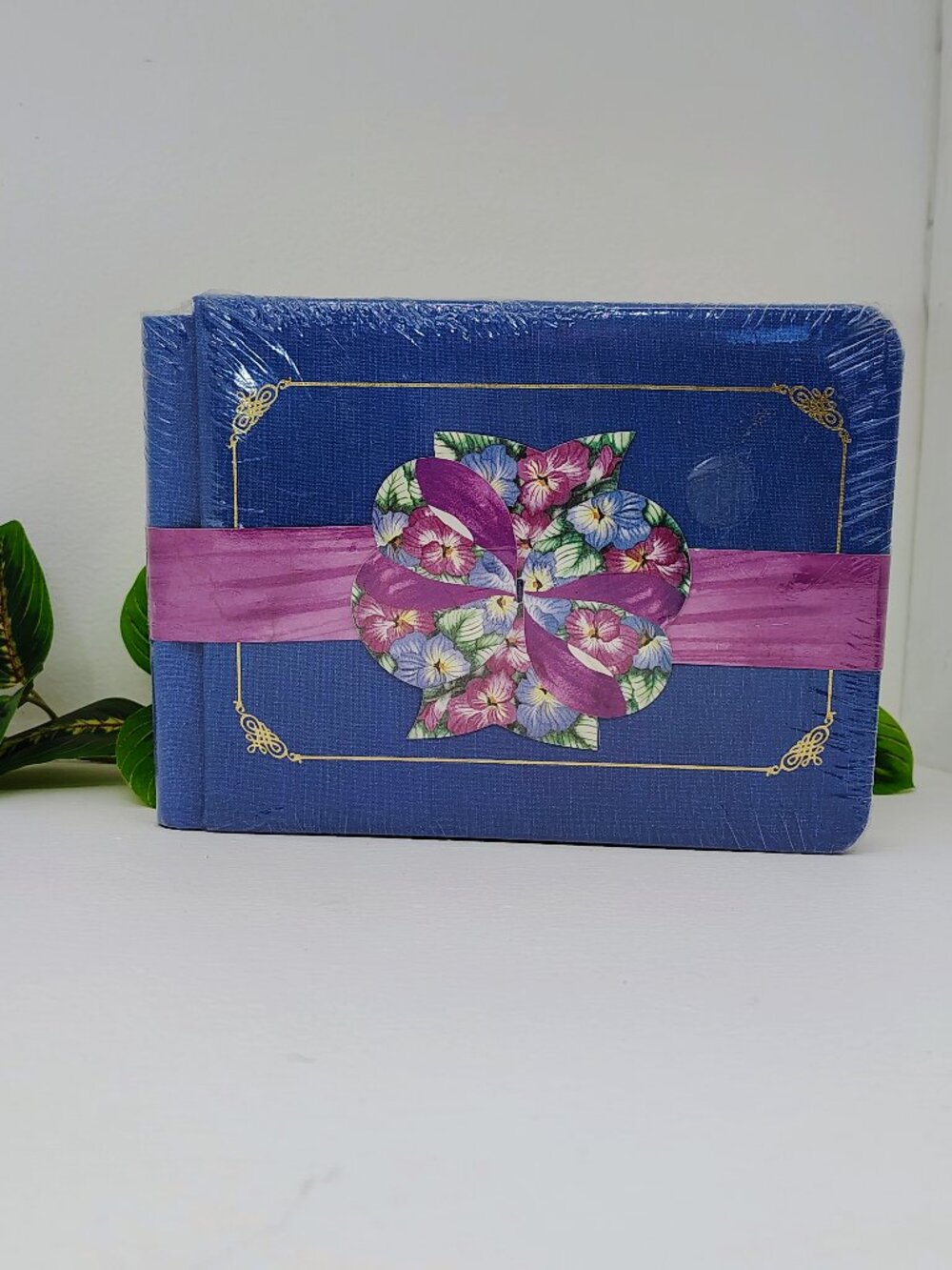 5 X 7" BLUE Sentiments Scrapbook Album Unused